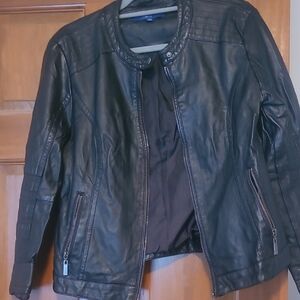 Apt. 9 Black Leather Jacket
